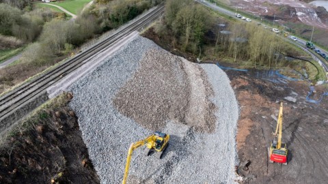 Time-lapse shows major repairs as railway through Telford reopens to passengers
