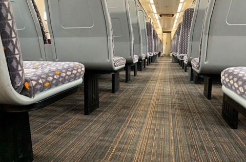 Class 172 interior refresh - new carpets