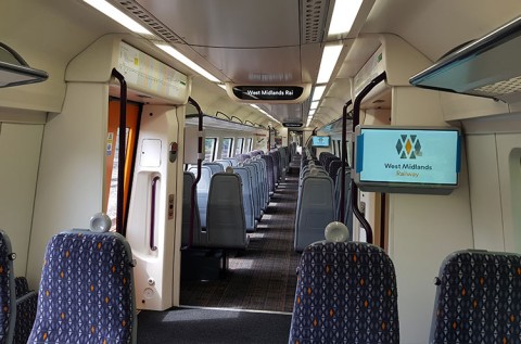 Class 172 interior refresh - screens