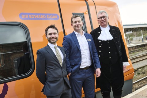 West Midlands Railway names train in honour of Sir Edward Elgar to mark new route roll-out