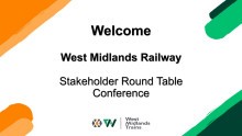 WMR Stakeholder Conference 2020 - Slide Deck
