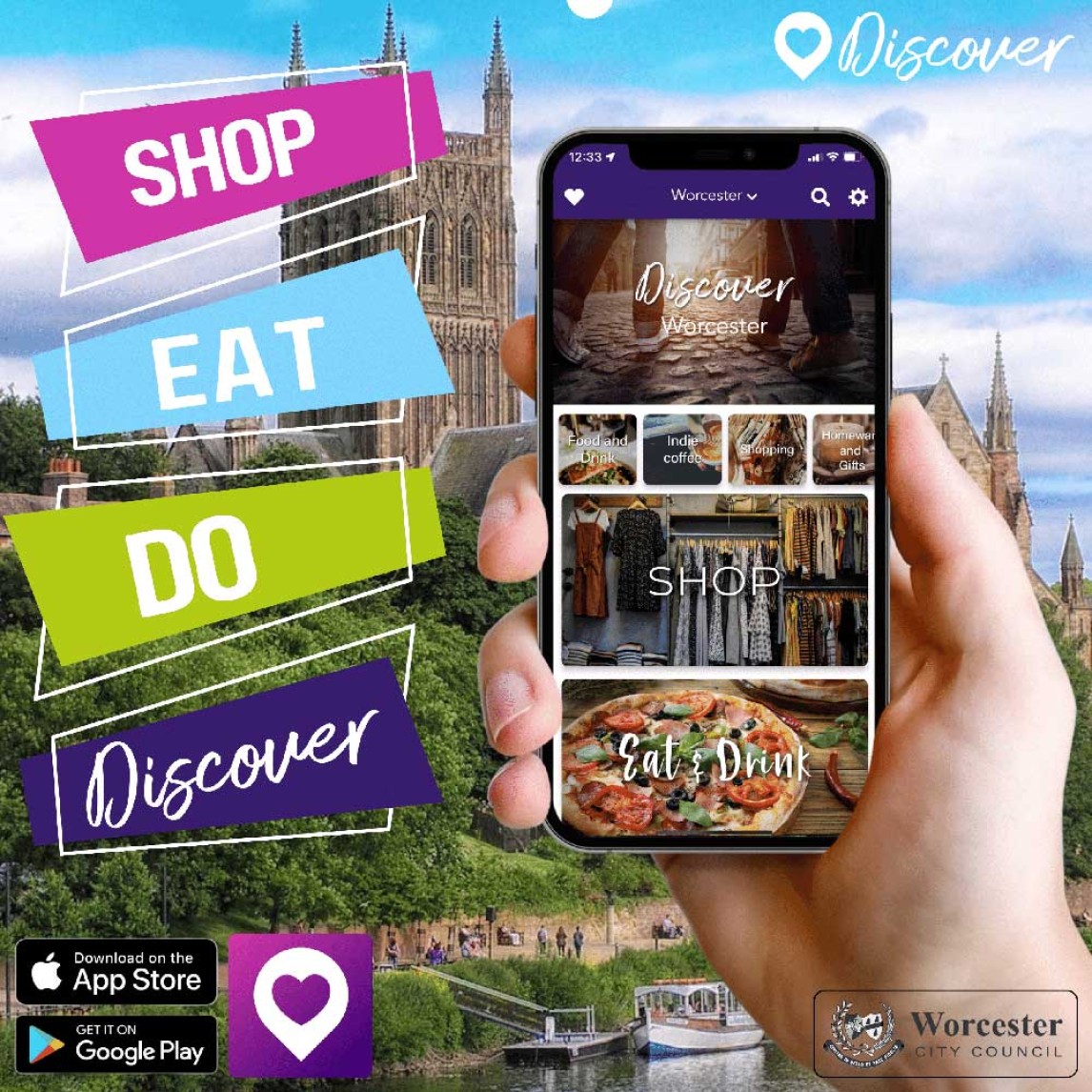 Discover Worcester app