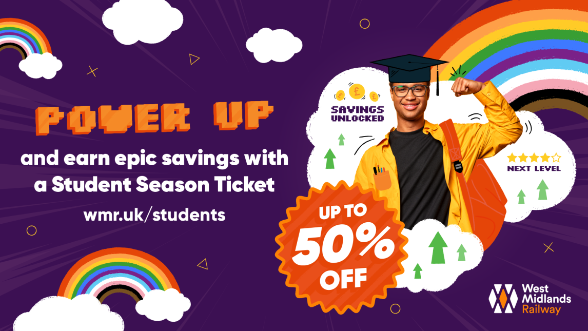 50% off travel for students