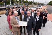 Bromsgrove electric services plaque unveiling