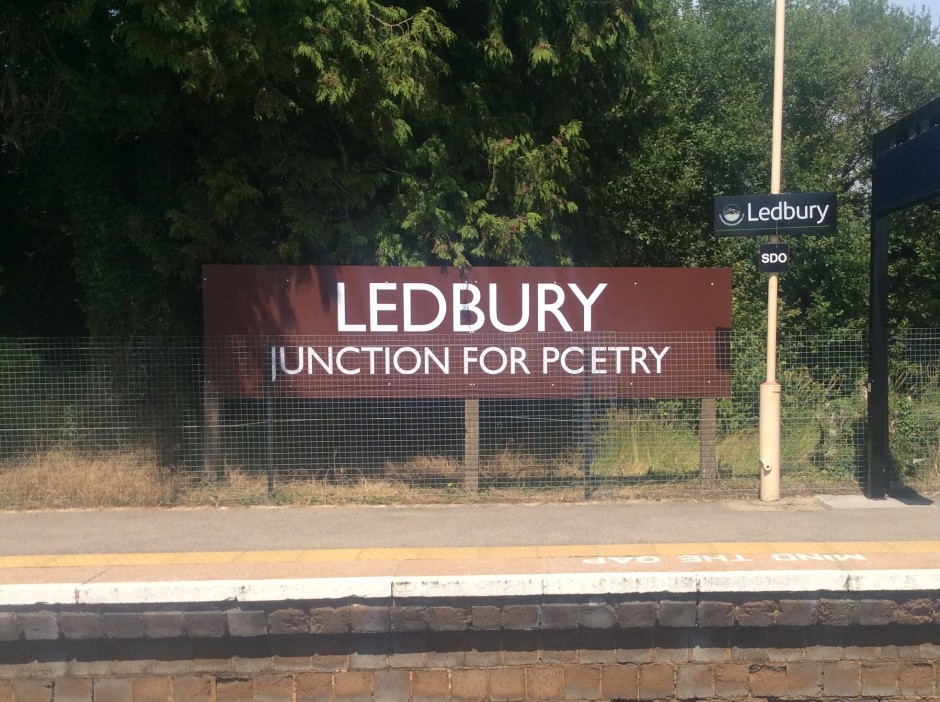 Ledbury station renamed for annual poetry festival