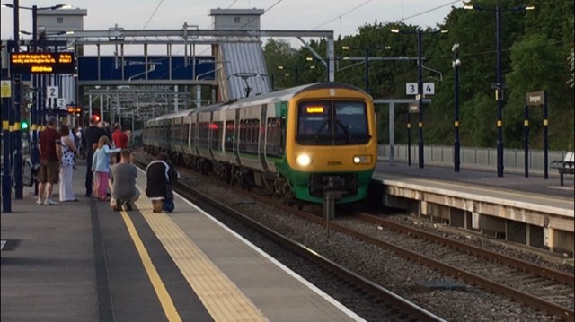  First electric train travels between Birmingham and Bromsgrove