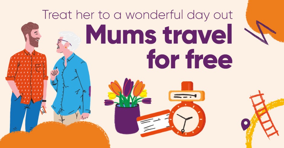 ​Mums travel for free this Mother’s Day 