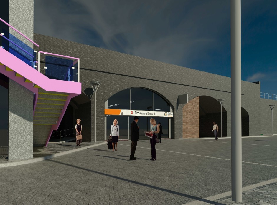 New Snow Hill Station entrance will give passengers direct link between trains and trams