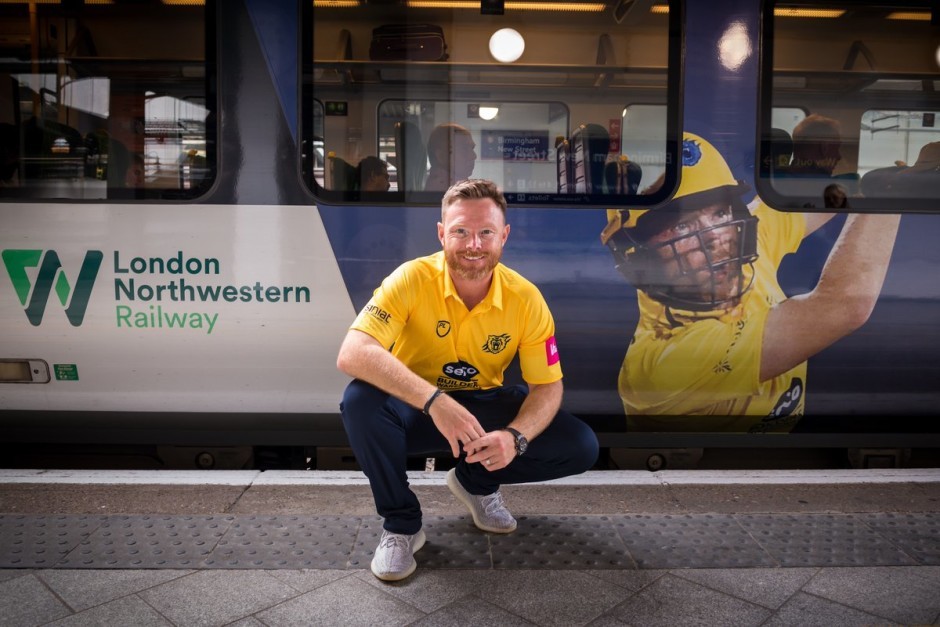 England cricket legend Ian Bell unveils Edgbaston rail partnership