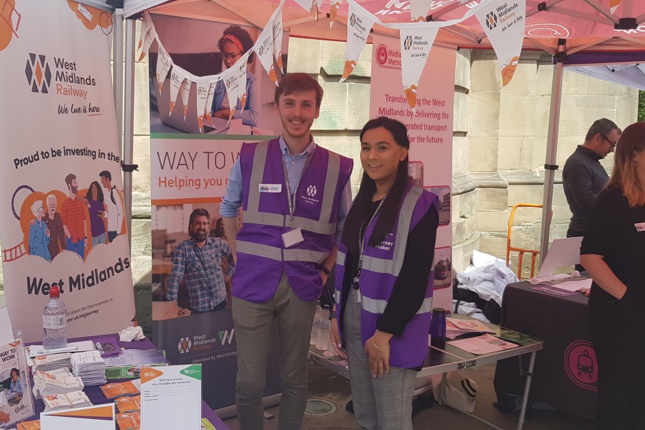 West Midlands Railway supports successful Clean Air Day event hosted by Colmore BID