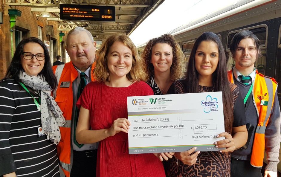 Railway lost property money donated to charity