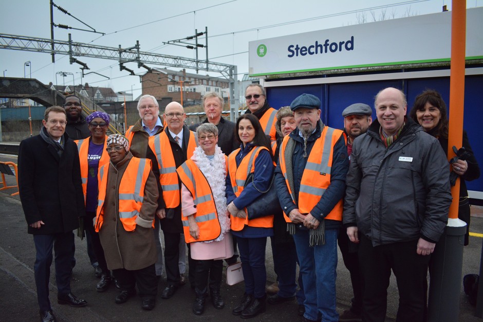 Railway station volunteers praised by West Midlands Mayor