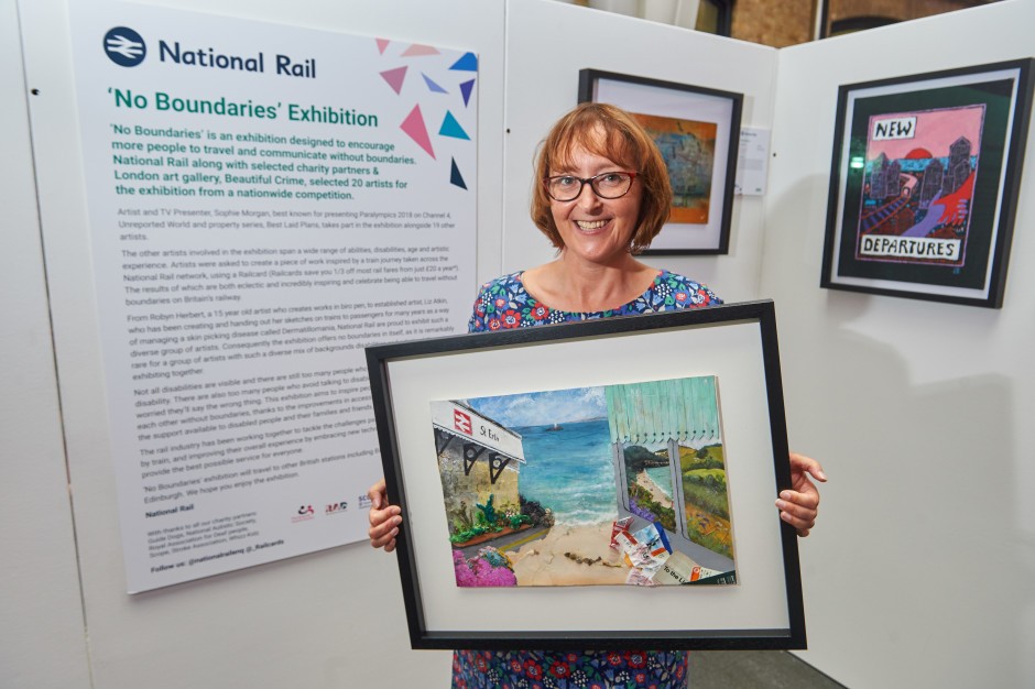 Northamptonshire artist celebrates the freedom of train travel in 'No Boundaries' exhibition