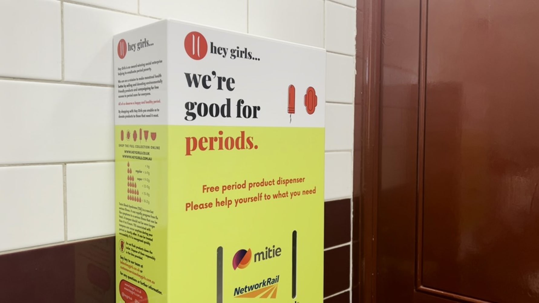 Birmingham railway stations to provide free sanitary products