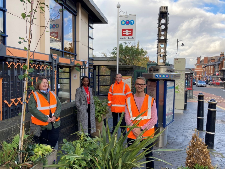 Eco-garden to be installed at popular Birmingham station following West Midlands Railway community grant